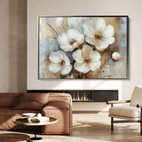 Floral 774 Canvas Art 18" x 24" / 45 x 60 cm / Black