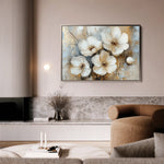 Floral 774 Canvas Art 18" x 24" / 45 x 60 cm / Black