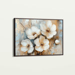 Floral 774 Canvas Art 18" x 24" / 45 x 60 cm / Black