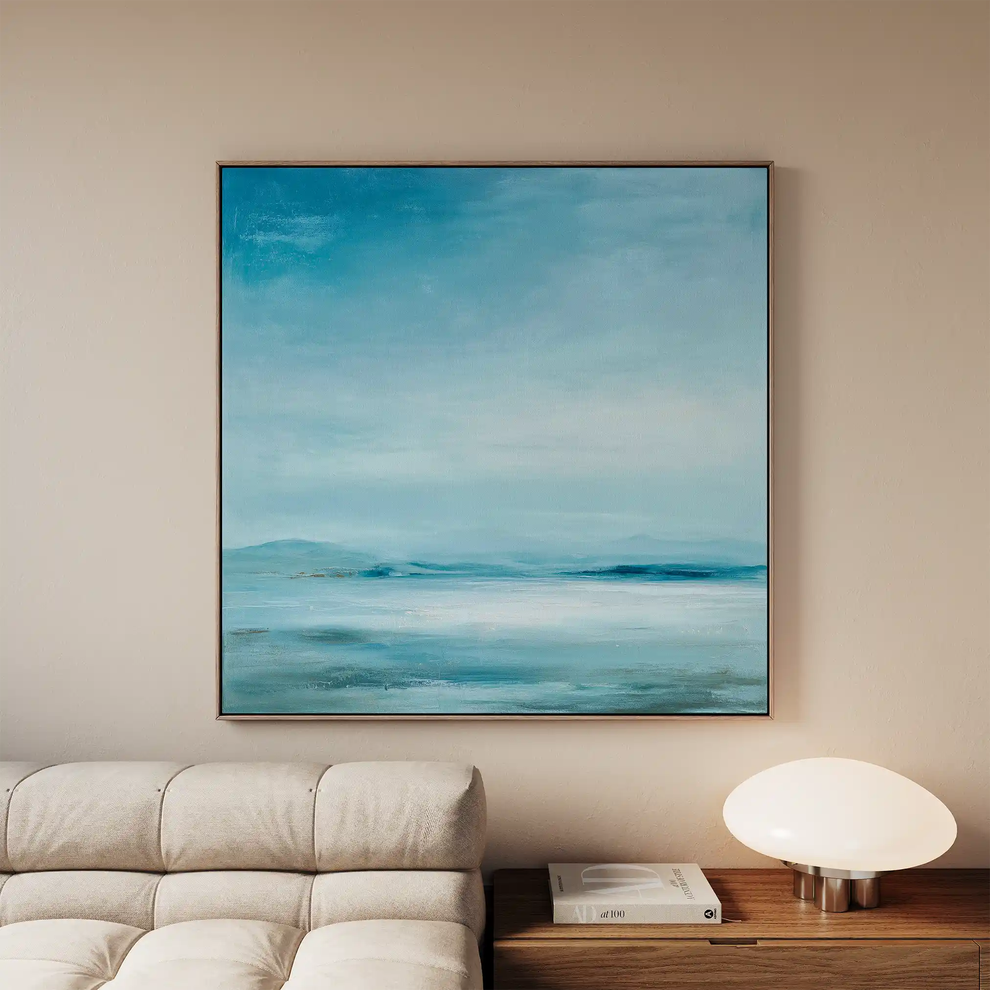 Abstract 775 Canvas Art 60 x 60 cm / Black