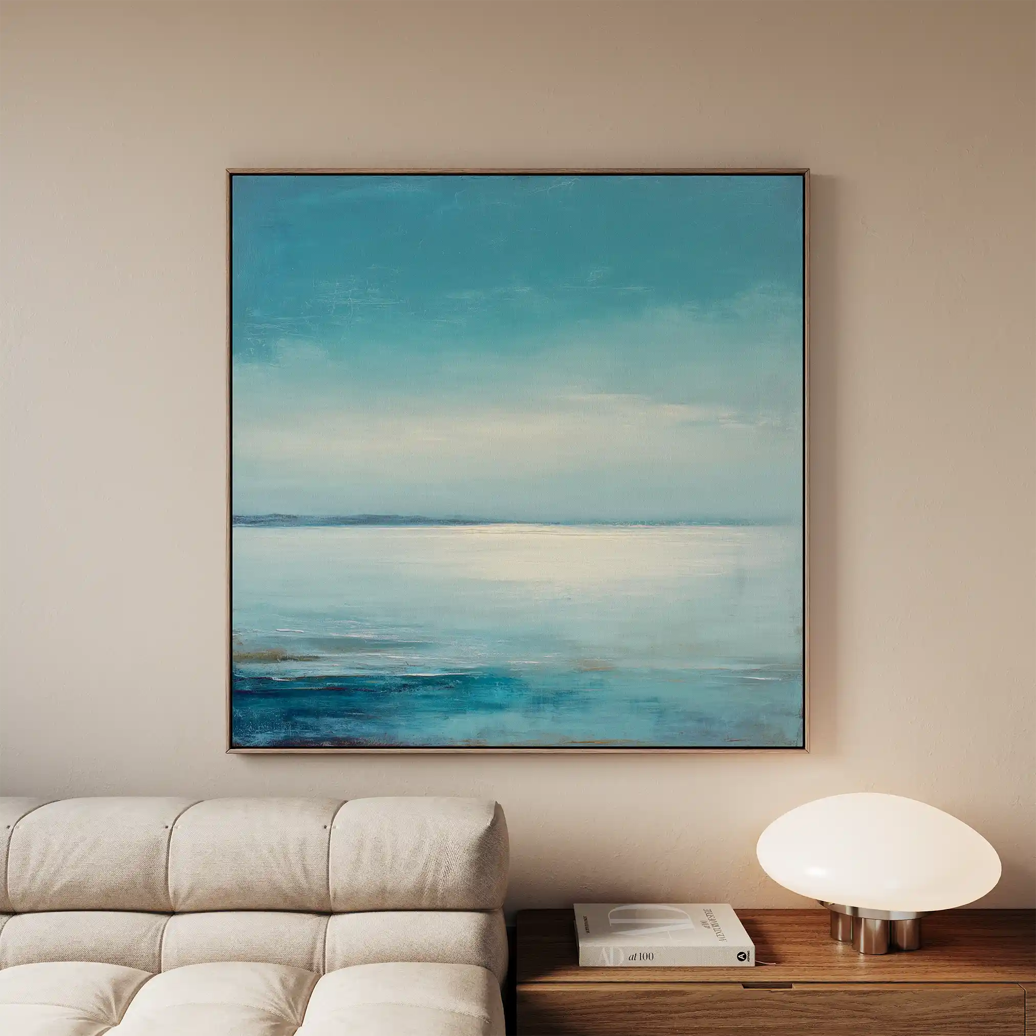 Abstract 776 Canvas Art 60 x 60 cm / Black