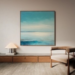 Abstract 776 Canvas Art 60 x 60 cm / Black