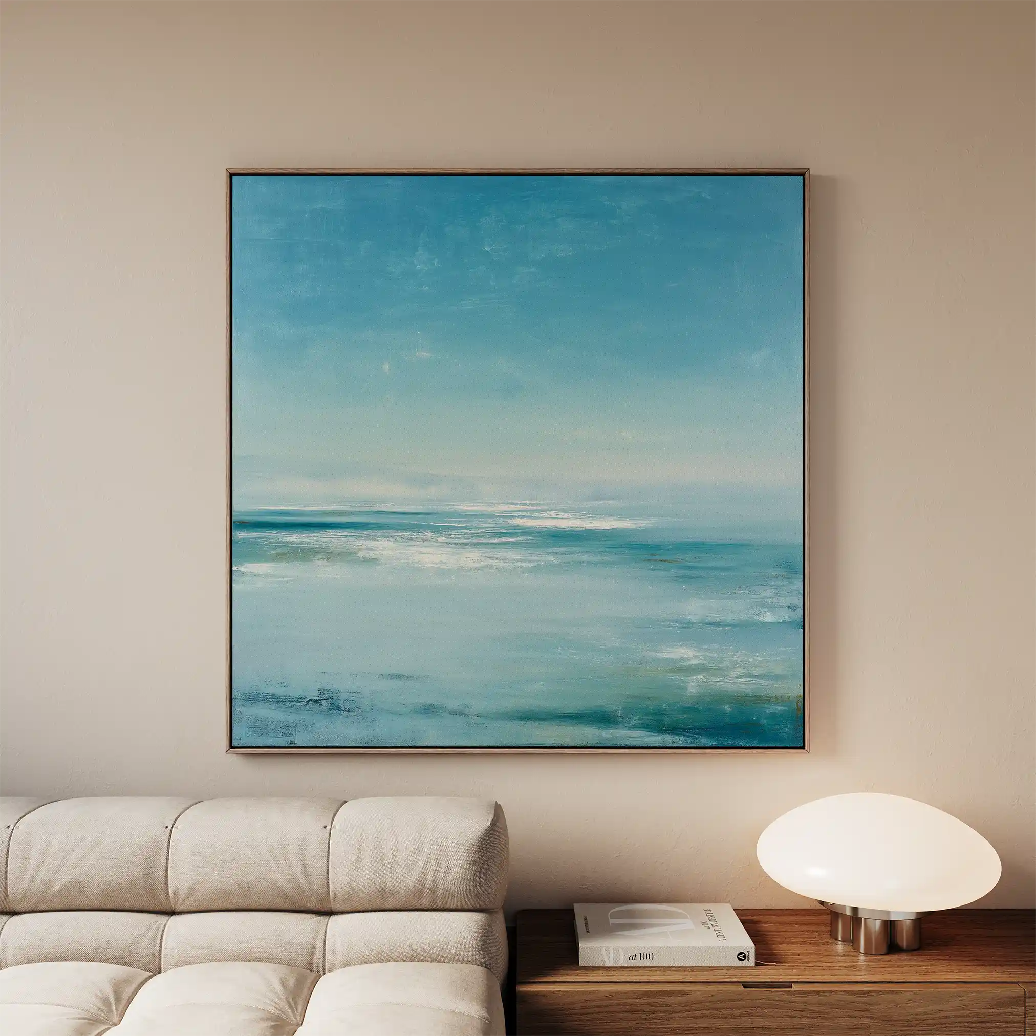 Abstract 777 Canvas Art 60 x 60 cm / Black