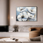 Floral 777 Canvas Art 18" x 24" / 45 x 60 cm / Black