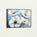 Floral 777 Canvas Art 18" x 24" / 45 x 60 cm / Black