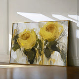 Floral 778 Canvas Art 18" x 24" / 45 x 60 cm / Black