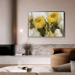 Floral 778 Canvas Art 18" x 24" / 45 x 60 cm / Black