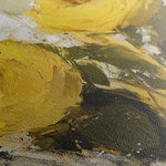 Floral 778 Canvas Art 18" x 24" / 45 x 60 cm / Black