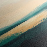 Abstract 779 Canvas Art 16" x 16" / 40 x 40 cm / Black