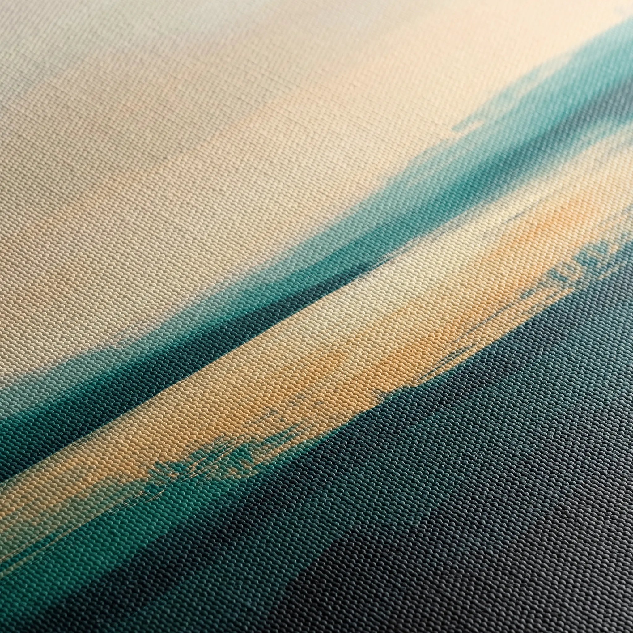 Abstract 779 Canvas Art 16" x 16" / 40 x 40 cm / Black