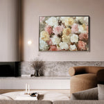 Floral 779 Canvas Art 18" x 24" / 45 x 60 cm / Black