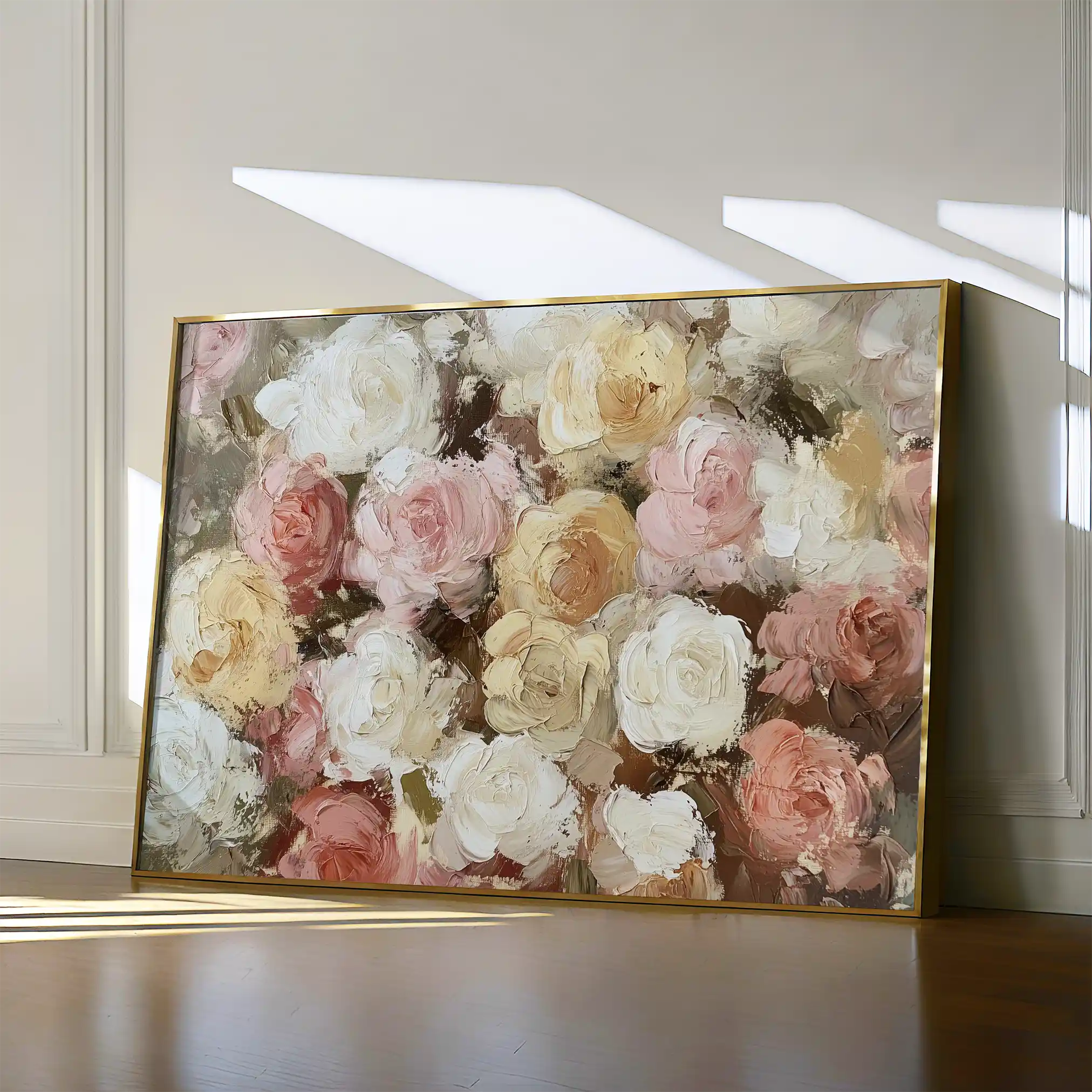 Floral 779 Canvas Art 60 x 40 cm / Black