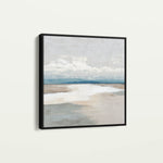 Abstract 780 Canvas Art 16" x 16" / 40 x 40 cm / Black