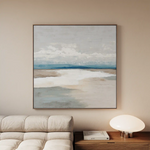 Abstract 780 Canvas Art 60 x 60 cm / Black