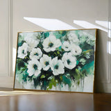 Floral 780 Canvas Art 18" x 24" / 45 x 60 cm / Black