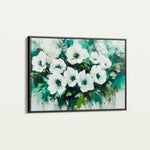 Floral 780 Canvas Art 18" x 24" / 45 x 60 cm / Black
