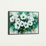 Floral 780 Canvas Art 60 x 40 cm / Black
