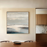 Abstract 781 Canvas Art 16" x 16" / 40 x 40 cm / Black