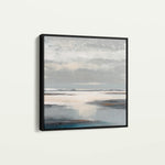 Abstract 781 Canvas Art 16" x 16" / 40 x 40 cm / Black