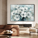 Floral 781 Canvas Art 18" x 24" / 45 x 60 cm / Black