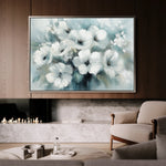 Floral 781 Canvas Art 18" x 24" / 45 x 60 cm / Black