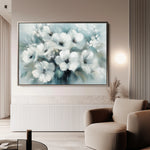 Floral 781 Canvas Art 18" x 24" / 45 x 60 cm / Black
