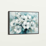 Floral 781 Canvas Art 18" x 24" / 45 x 60 cm / Black