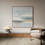 Abstract 782 Canvas Art 16" x 16" / 40 x 40 cm / Black