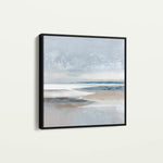 Abstract 782 Canvas Art 16" x 16" / 40 x 40 cm / Black