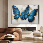 Floral 782 Canvas Art 18" x 24" / 45 x 60 cm / Black