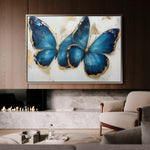 Floral 782 Canvas Art 18" x 24" / 45 x 60 cm / Black