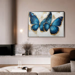 Floral 782 Canvas Art 18" x 24" / 45 x 60 cm / Black