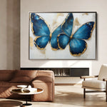 Floral 782 Canvas Art 60 x 40 cm / Black