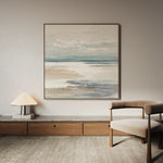 Abstract 783 Canvas Art 16" x 16" / 40 x 40 cm / Black