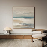 Abstract 783 Canvas Art 16" x 16" / 40 x 40 cm / Black