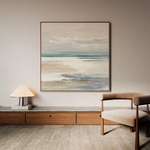 Abstract 783 Canvas Art 16" x 16" / 40 x 40 cm / Black