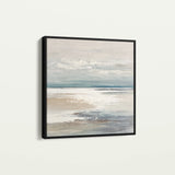Abstract 783 Canvas Art 16" x 16" / 40 x 40 cm / Black