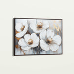 Floral 783 Canvas Art 18" x 24" / 45 x 60 cm / Black