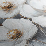 Floral 783 Canvas Art 18" x 24" / 45 x 60 cm / Black