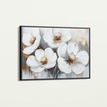 Floral 783 Canvas Art 60 x 40 cm / Black