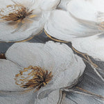 Floral 783 Canvas Art 60 x 40 cm / Black