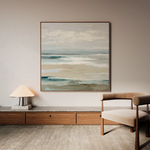 Abstract 784 Canvas Art 16" x 16" / 40 x 40 cm / Black