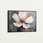 Floral 784 Canvas Art 18" x 24" / 45 x 60 cm / Black