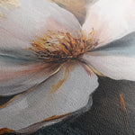 Floral 784 Canvas Art 18" x 24" / 45 x 60 cm / Black