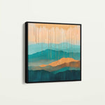 Abstract 785 Canvas Art 60 x 60 cm / Black