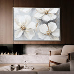 Floral 785 Canvas Art 18" x 24" / 45 x 60 cm / Black
