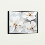 Floral 785 Canvas Art 18" x 24" / 45 x 60 cm / Black