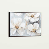 Floral 785 Canvas Art 18" x 24" / 45 x 60 cm / Black