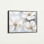 Floral 785 Canvas Art 60 x 40 cm / Black