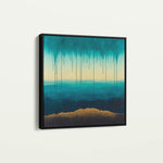Abstract 786 Canvas Art 16" x 16" / 40 x 40 cm / Black